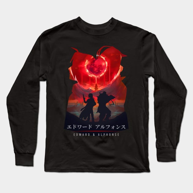 Fullmetal Alchemist - Bloody Illusion Long Sleeve T-Shirt by The Artz